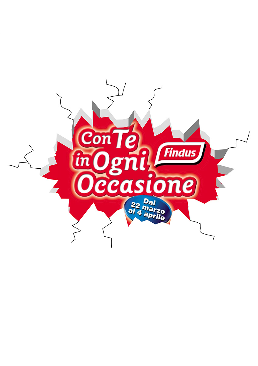 Findus: Adesivo Calpestabile Supermercati - Italia -