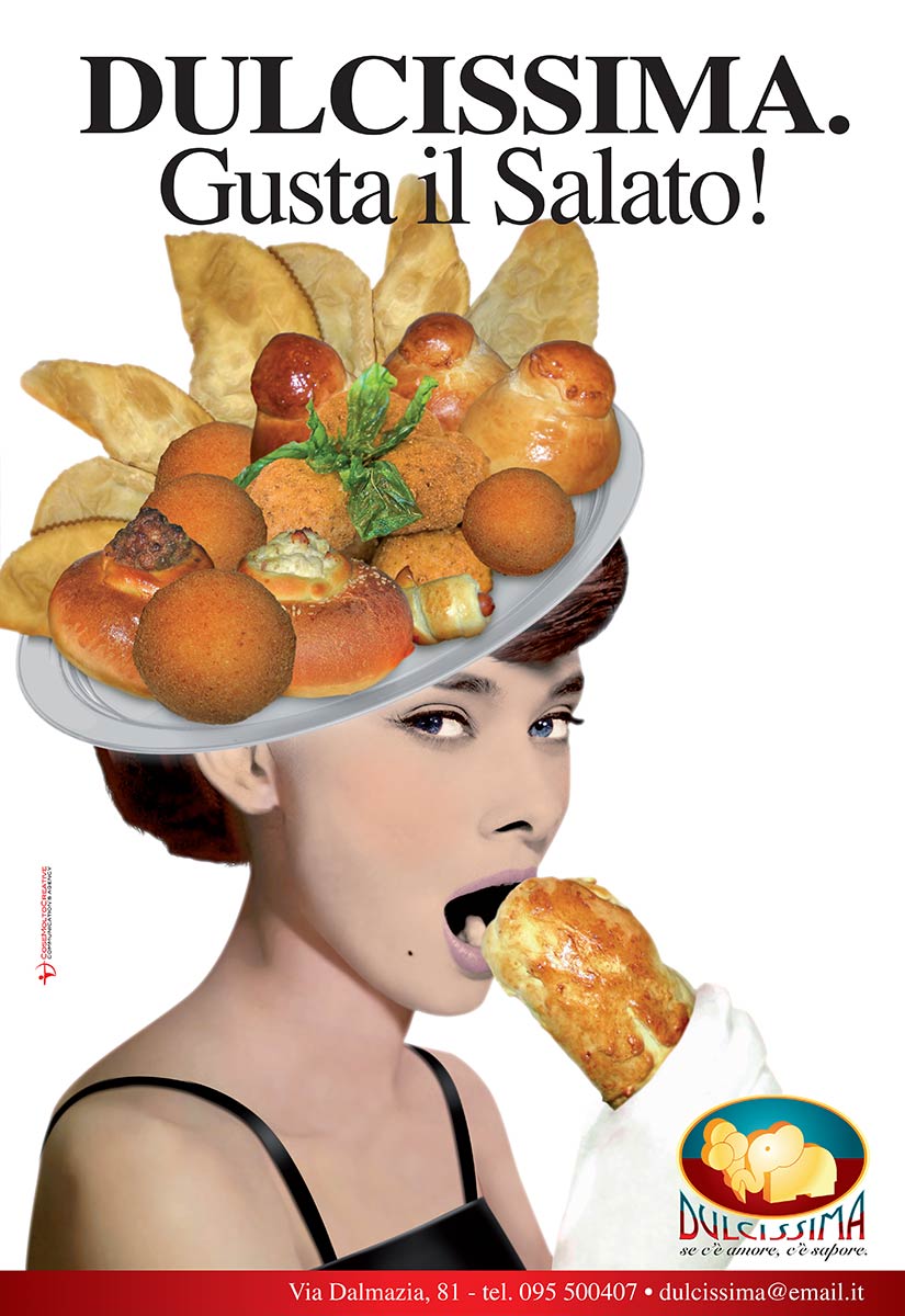 Dulcissima: Affissione promo multisoggetto 100x140 - Provincia di Catania