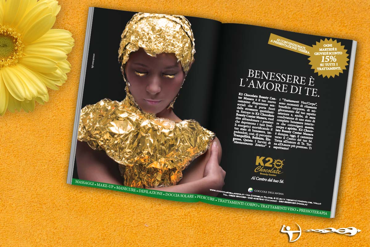 K2 Chocolate: Annuncio stampa tabellare - riviste di settore