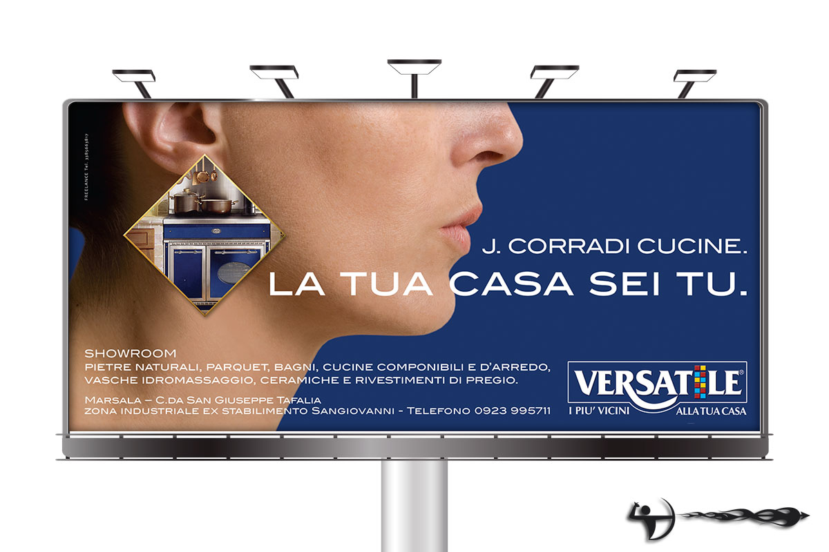 Versatile: Affissione promo multisoggetto 6x3 - Marsala